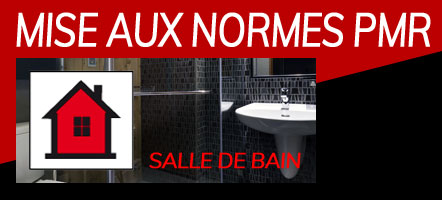 Adaptation de salle de bain aux normes PMR Chemillé Angers Cholet